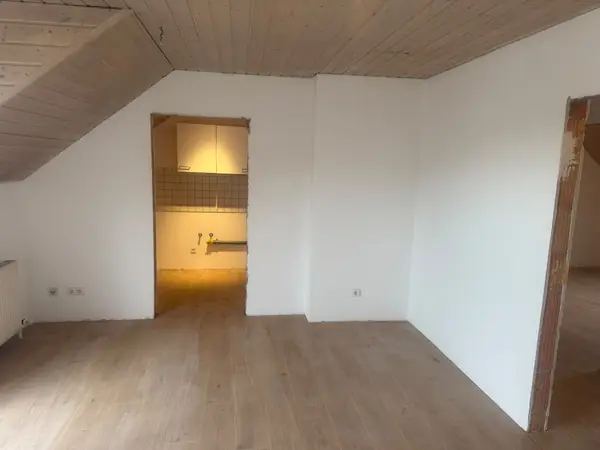 Frisch gestrichene Wohnung vor der Übergabe